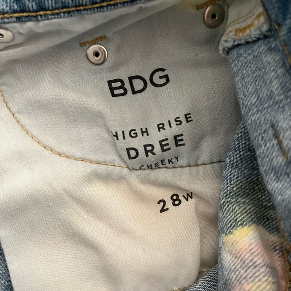 Urban Outfitters BDG High Rise Bleached Out Denim Shorts - Picture 10 of 12